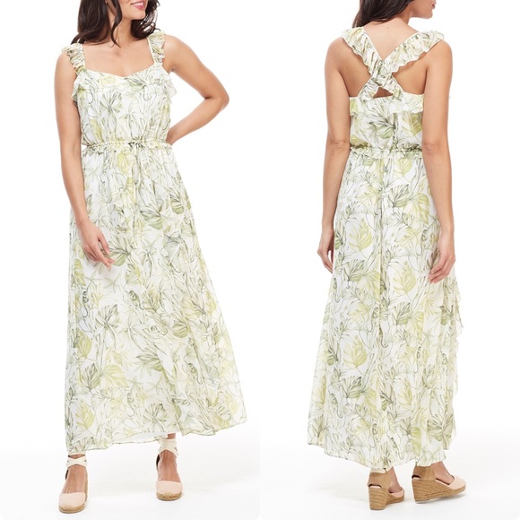 Gal Meets Glam Cheryl Ruffled Maxi Dress - Picture 3 of 3